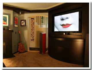 Custom Home Theater and Entertainment Cabinets contemporary