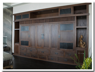 Custom Home Theater Cabinets traditional