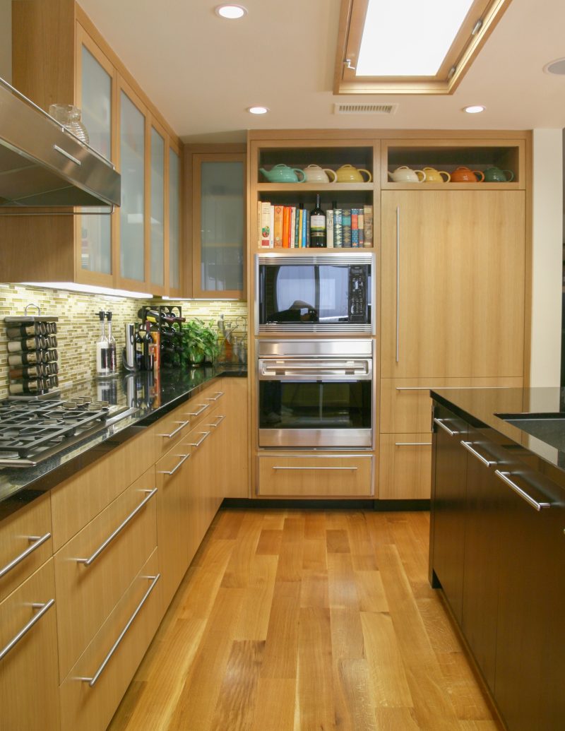 Custom Rift Oak Kitchen Cabinets | Doopoco Enterprises
