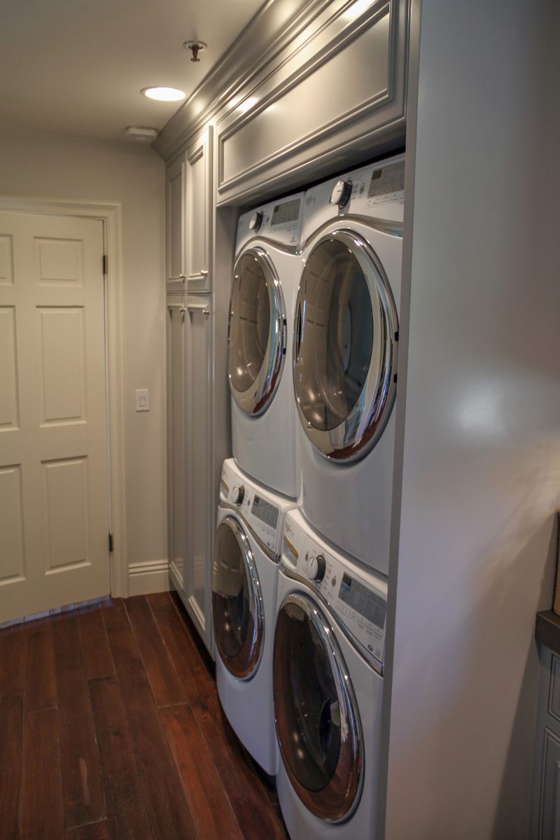 Custom Painted Laundry Room Cabinetry Transitional Styling | Doopoco ...